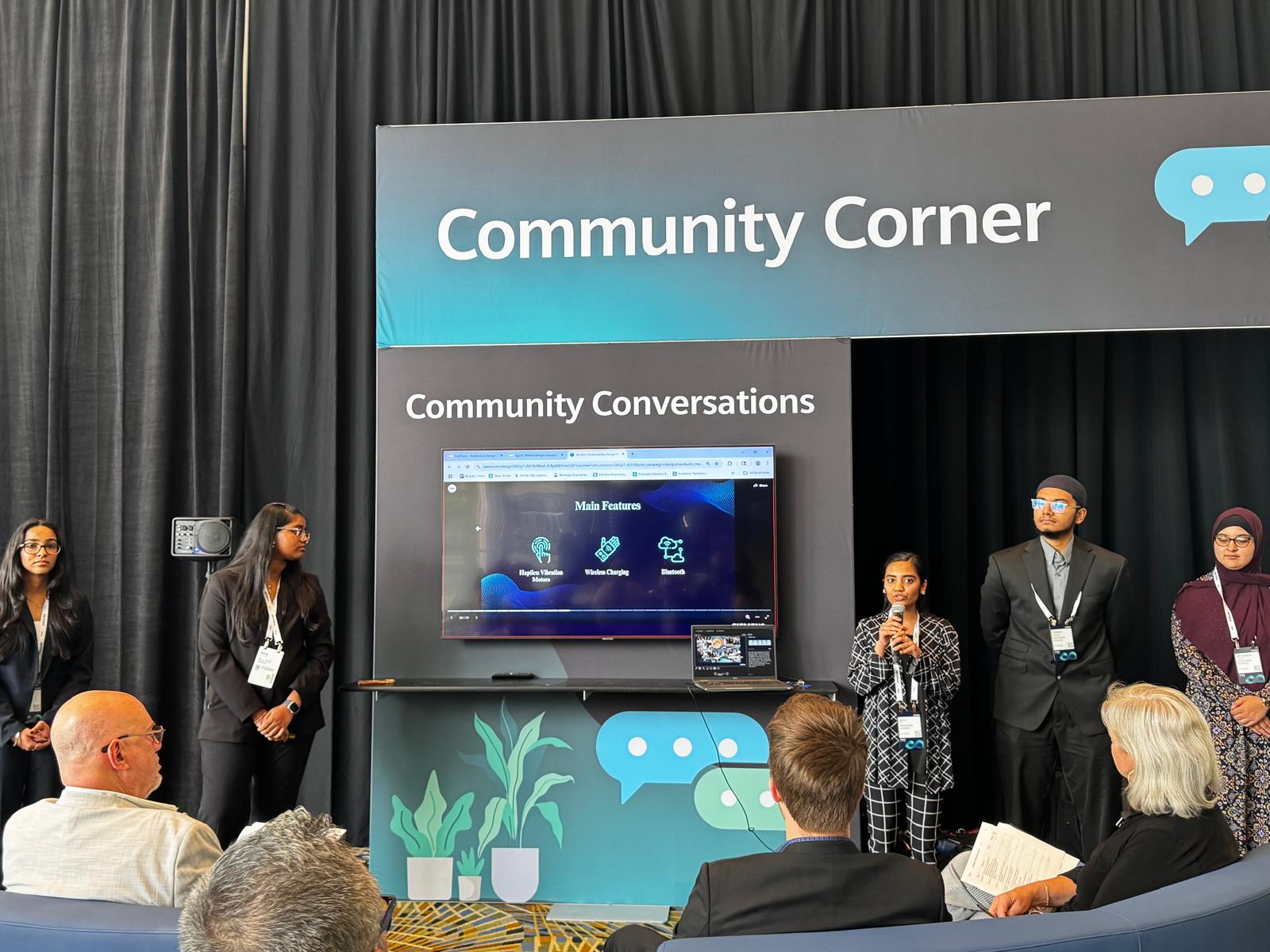 Our group presenting
